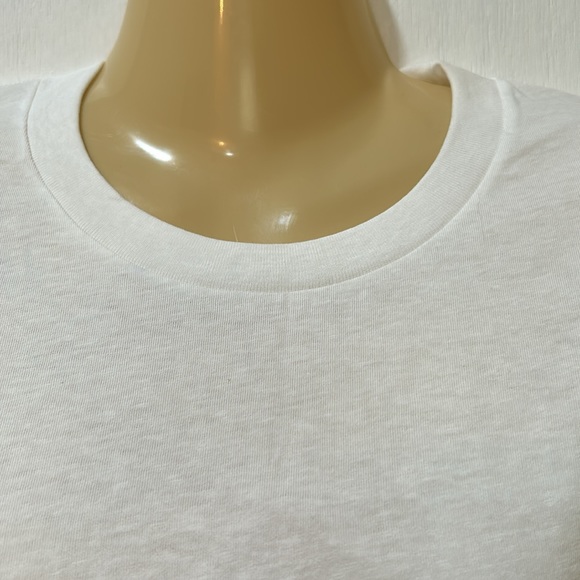 RING STUN TSHIRT MERMAID SEA SHELL BRA COSTUME WOMEN SIZE L WHITE SHORT SLEEVES - Picture 3 of 10